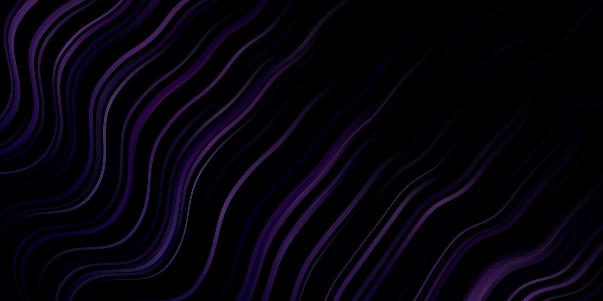 Dark Purple vector backdrop with bent lines.