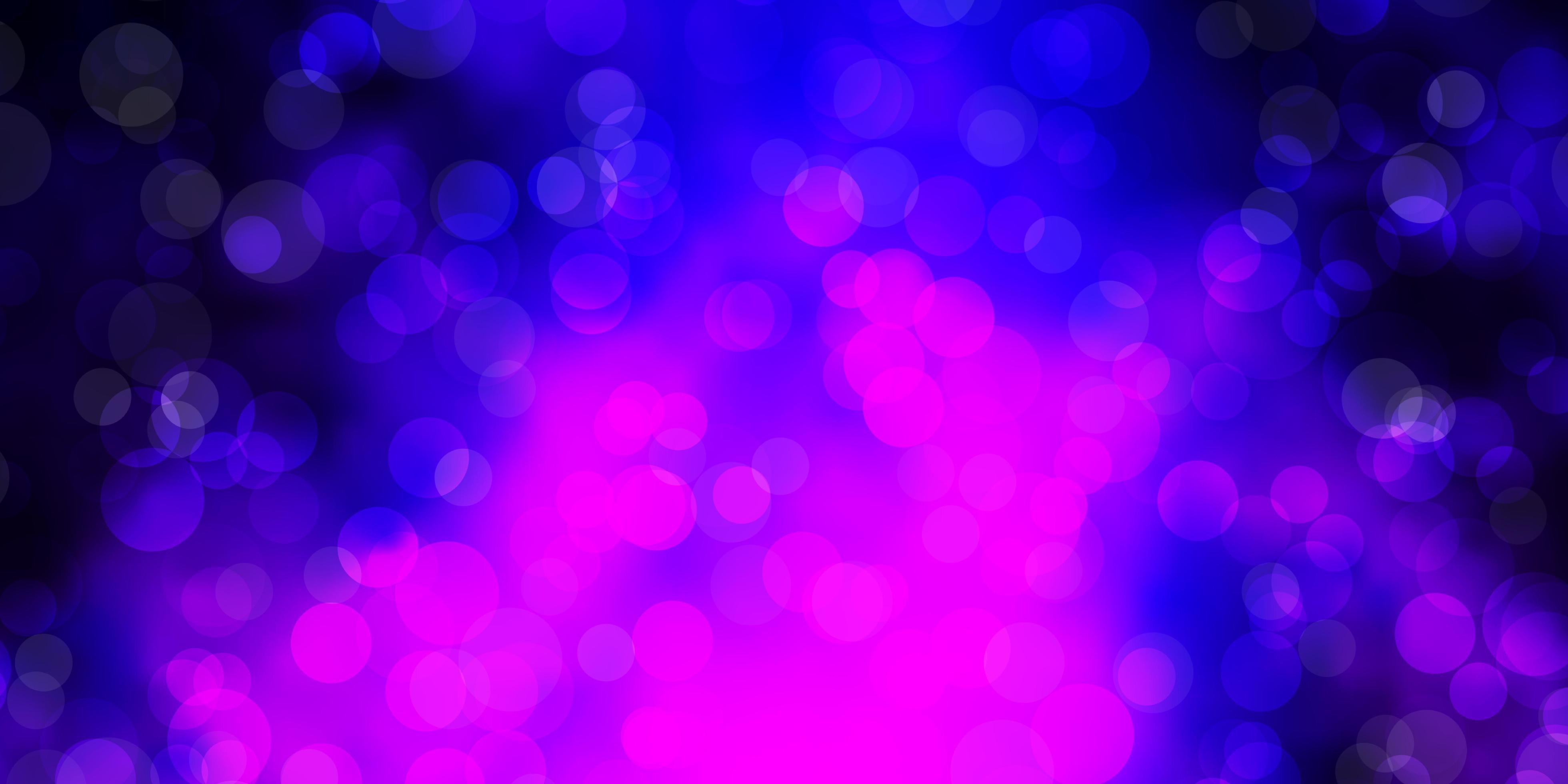 Dark Purple vector background with bubbles. 1847062 - Download Free
