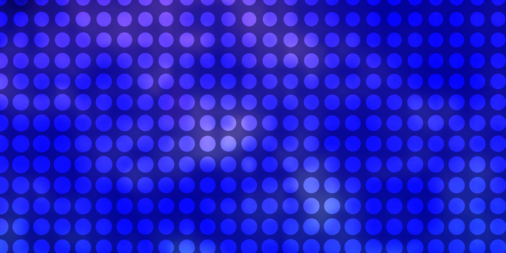 Light Purple vector pattern with circles.