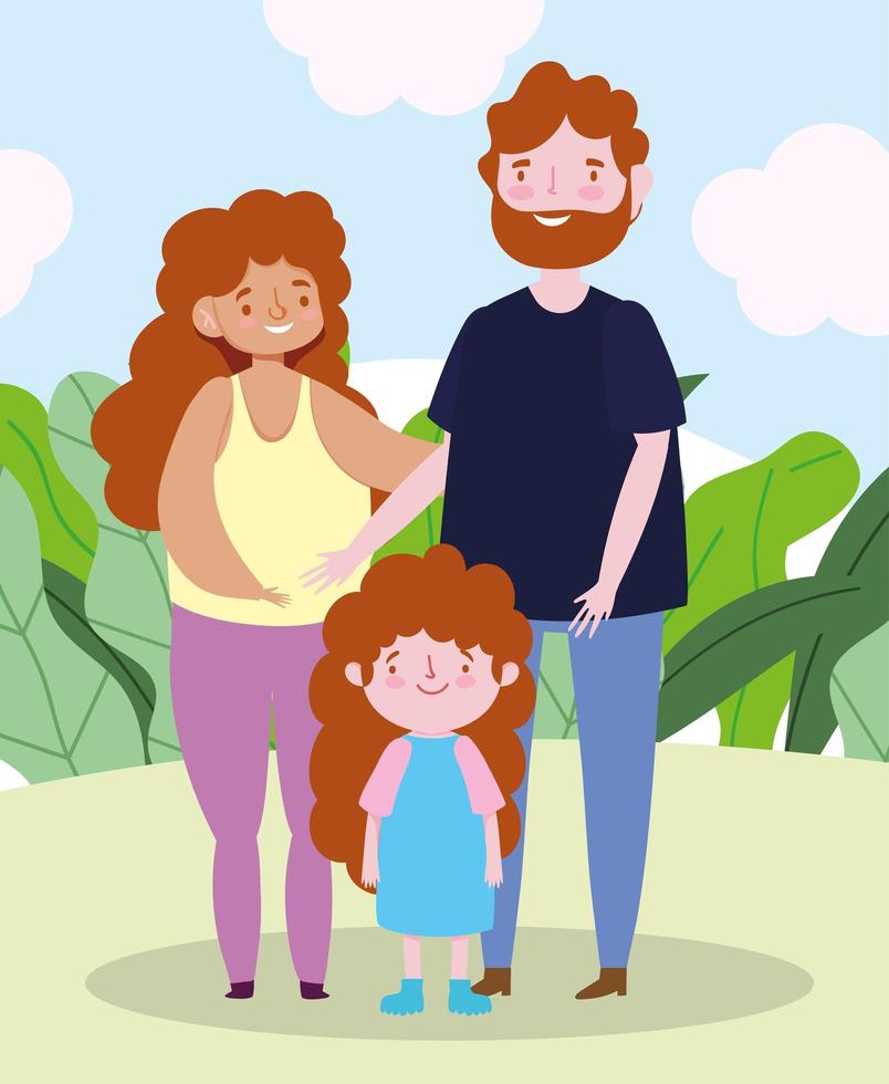 familia feliz padres con hija pequeña personaje de dibujos animados 1847567 Vector en Vecteezy familia feliz padres con hija pequeña personaje de dibujos animados 1847567 Vector en Vecteezy