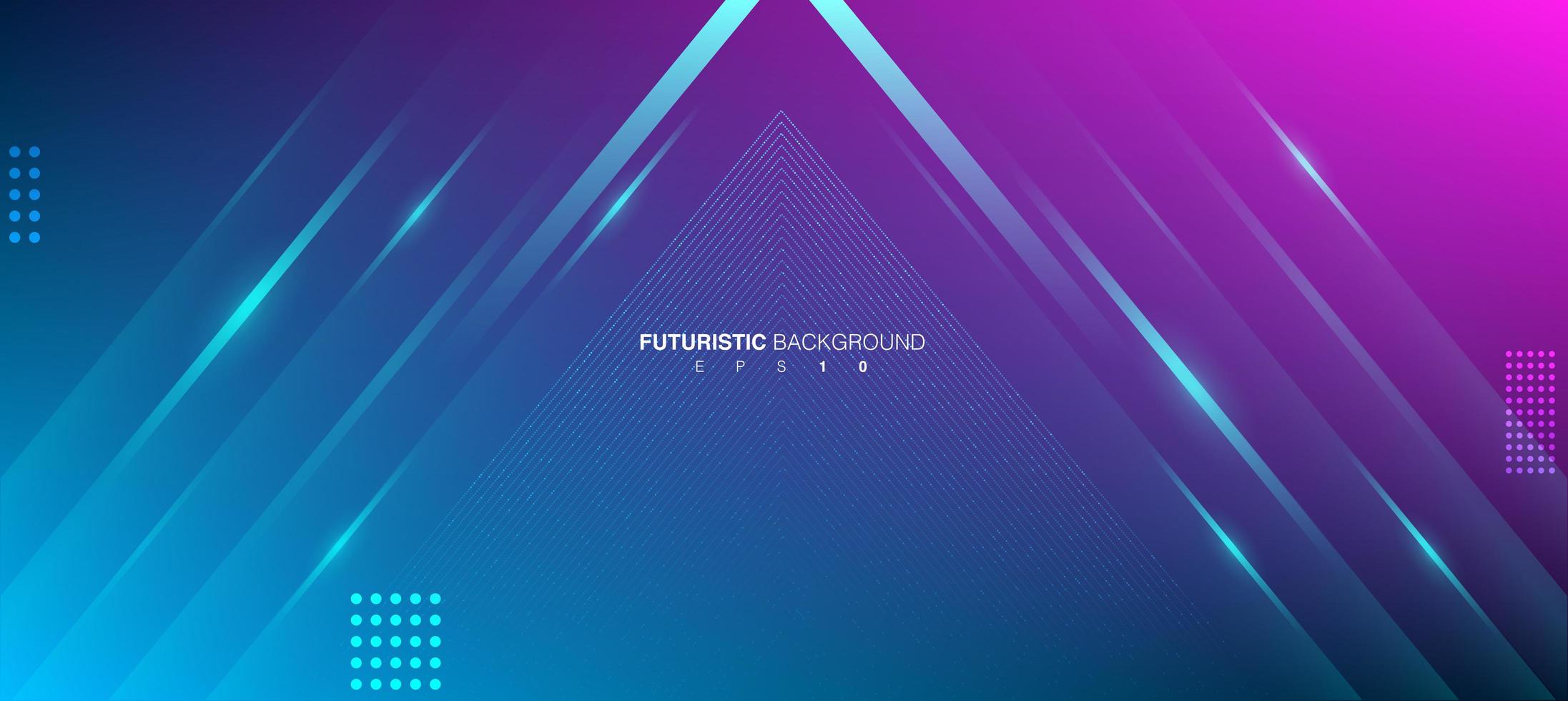 Futuristic Line Background With Light Effect vector