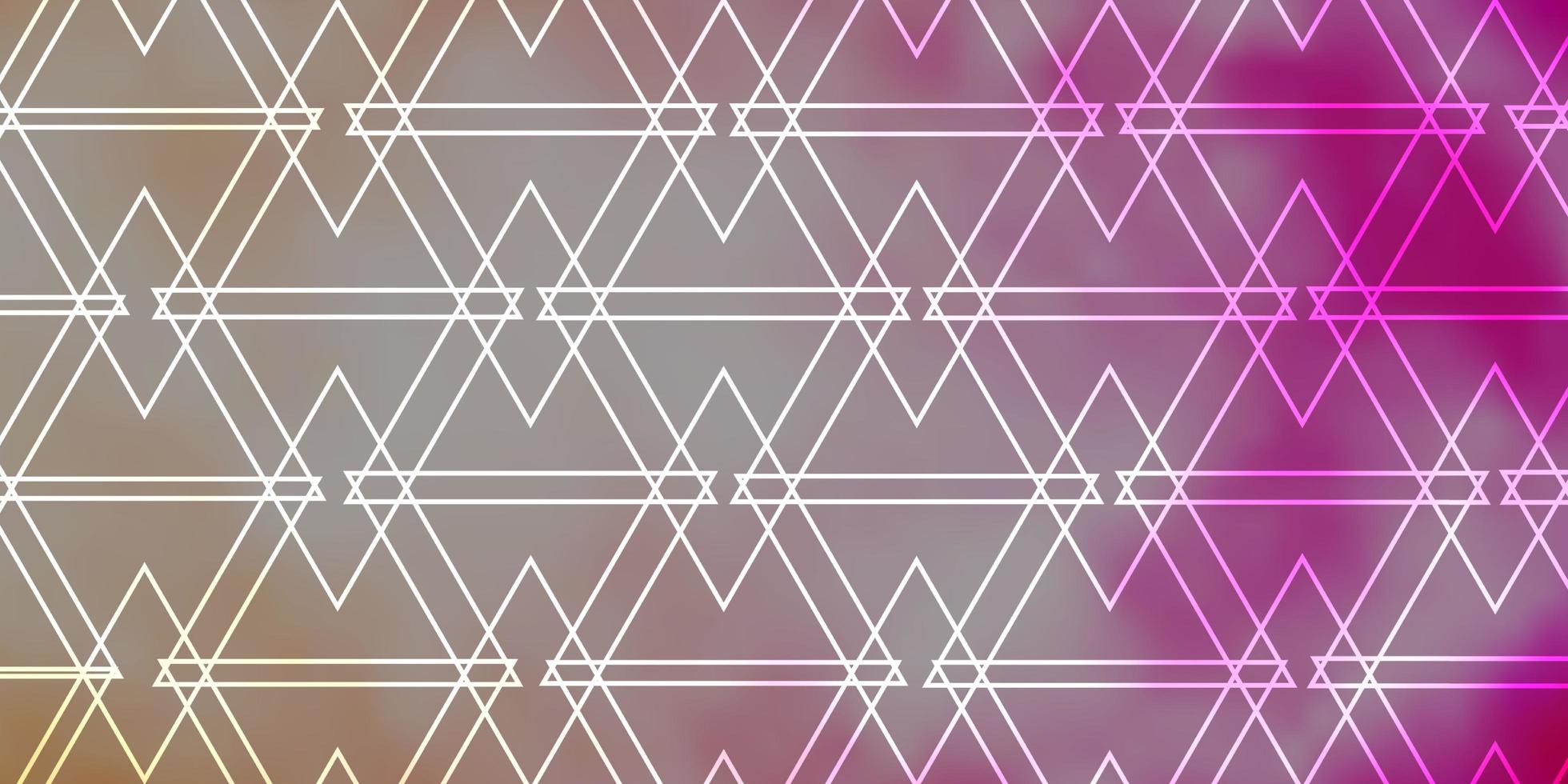 patrón de vector rosa claro con estilo poligonal.