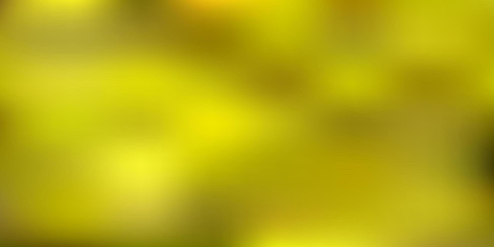 Light green, yellow vector blur background.