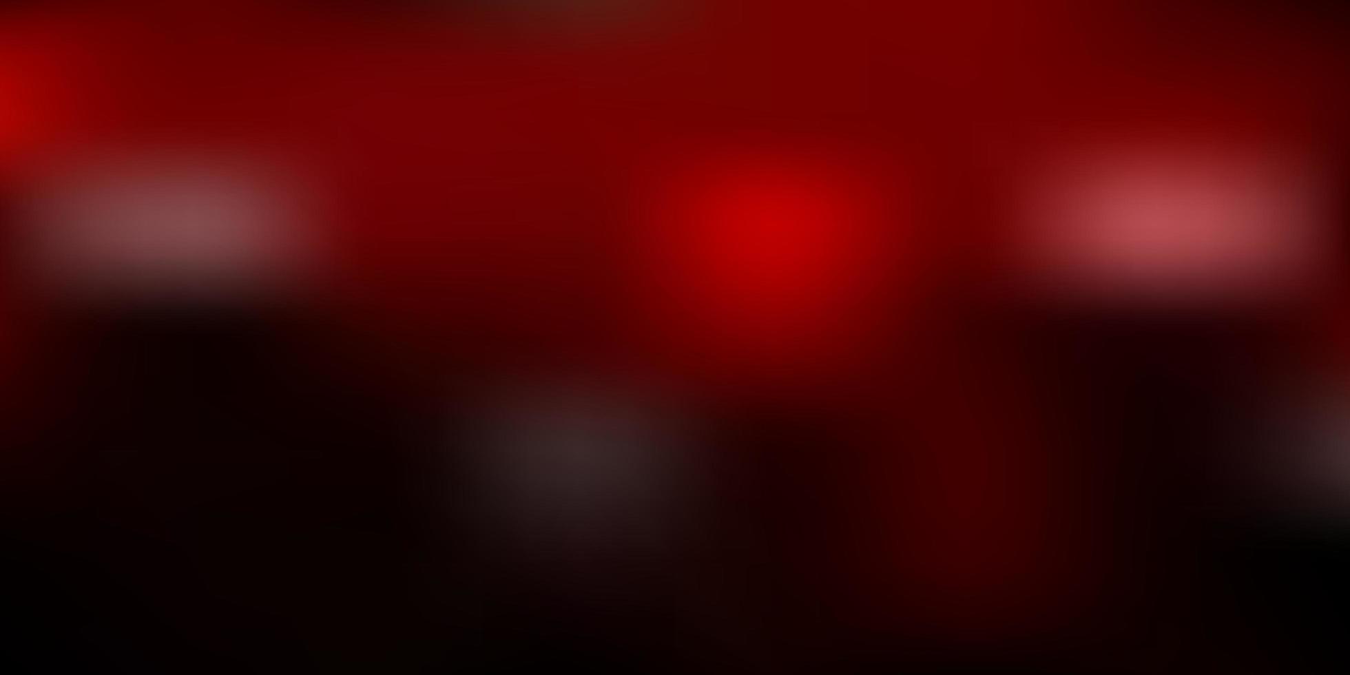 Dark orange vector abstract blur backdrop.