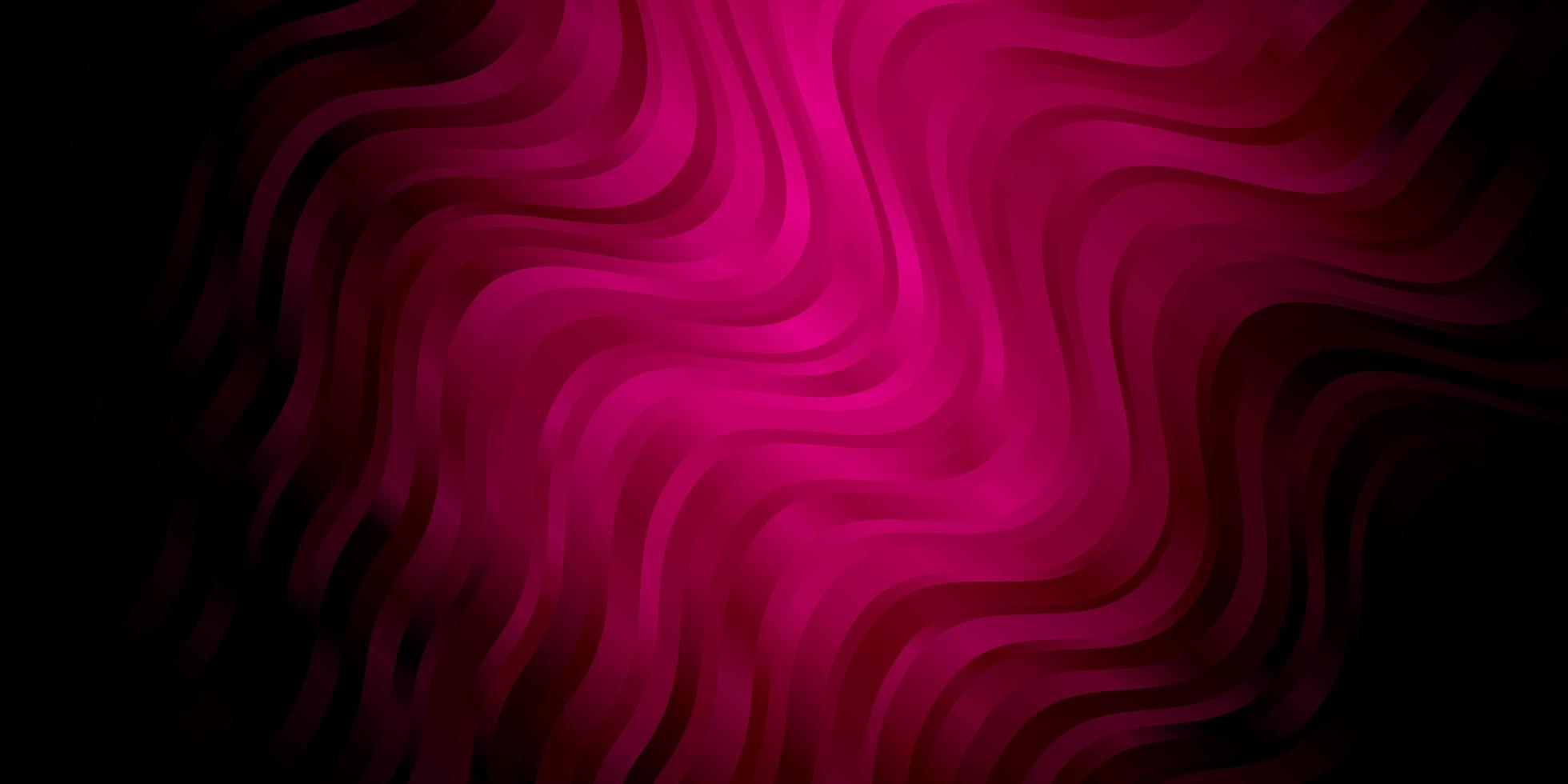 Dark Pink vector backdrop with circular arc.