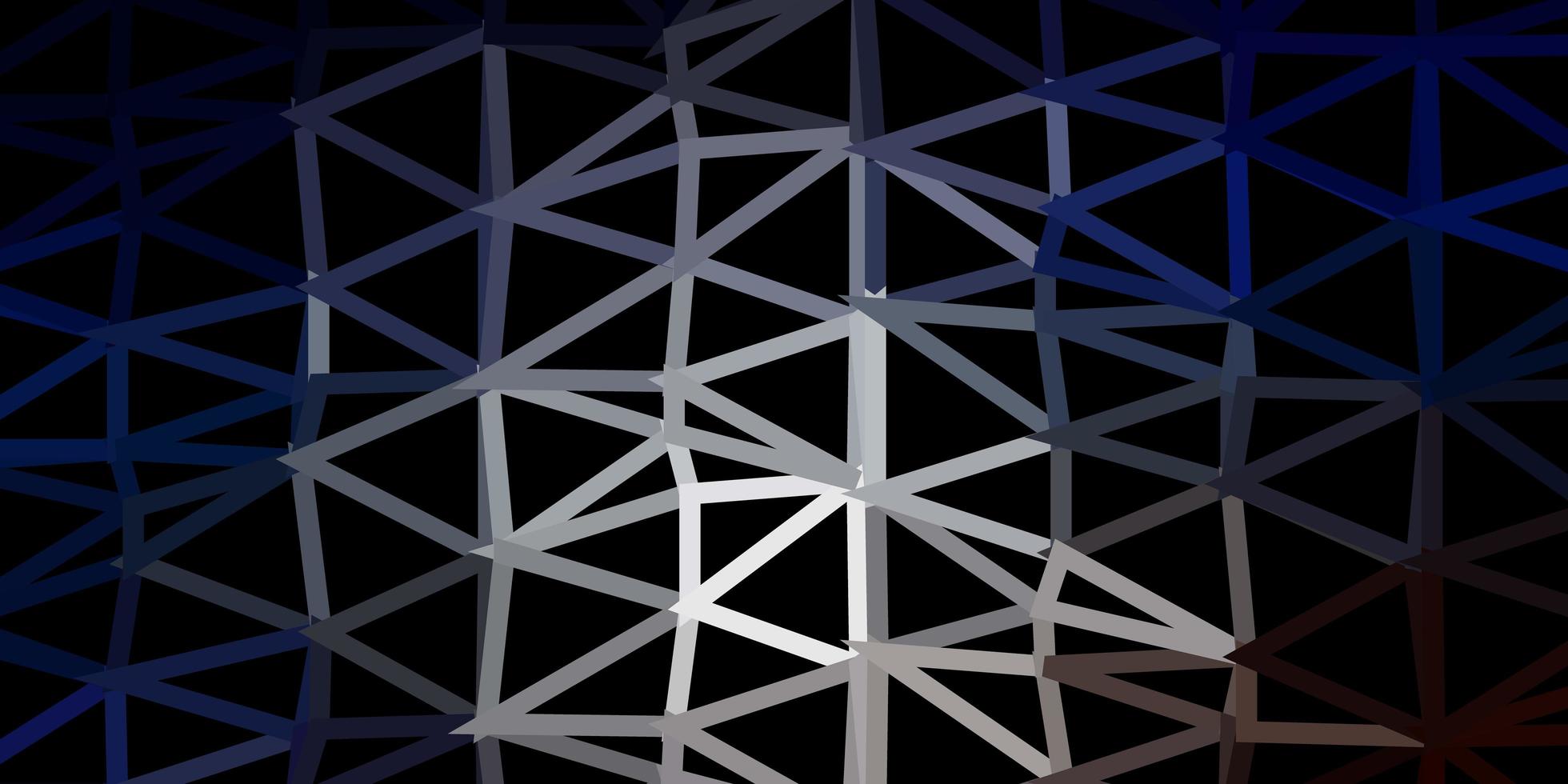 Dark blue, yellow vector gradient polygon wallpaper.
