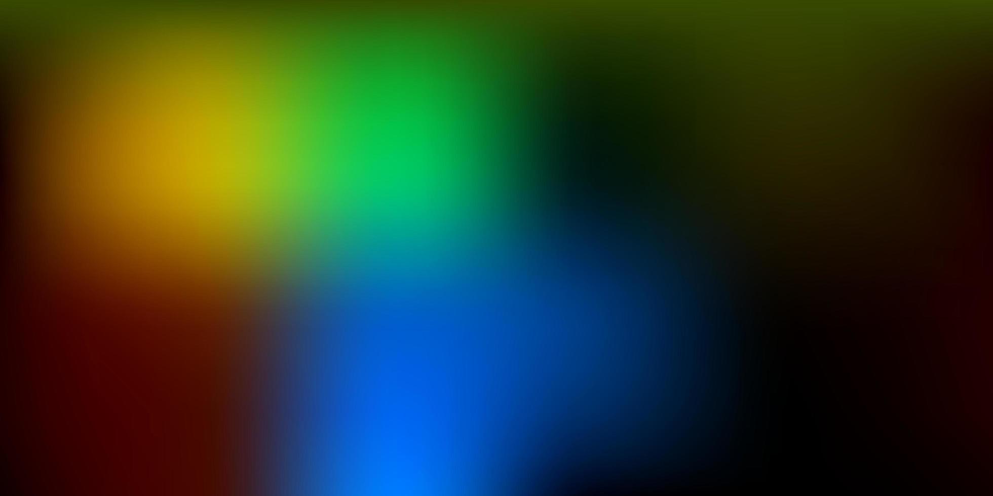 Dark Multicolor vector gradient blur pattern.