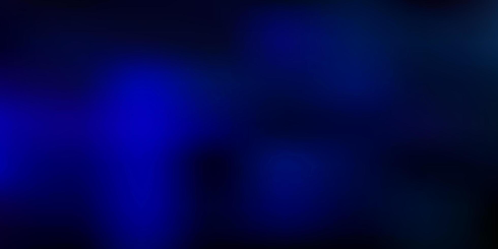 Dark blue vector gradient blur drawing.