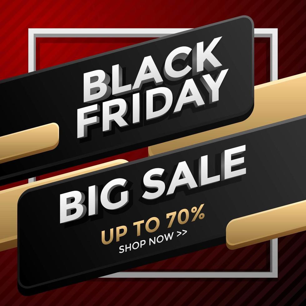 Black Friday Big Sale vector