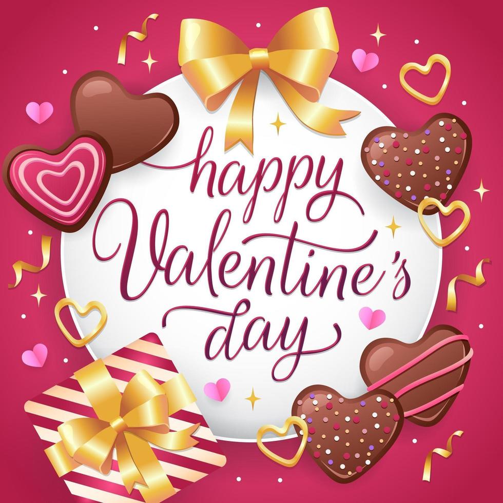 Sweet Valentine Day vector