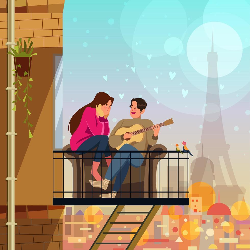 Romantic Couple Concept vector