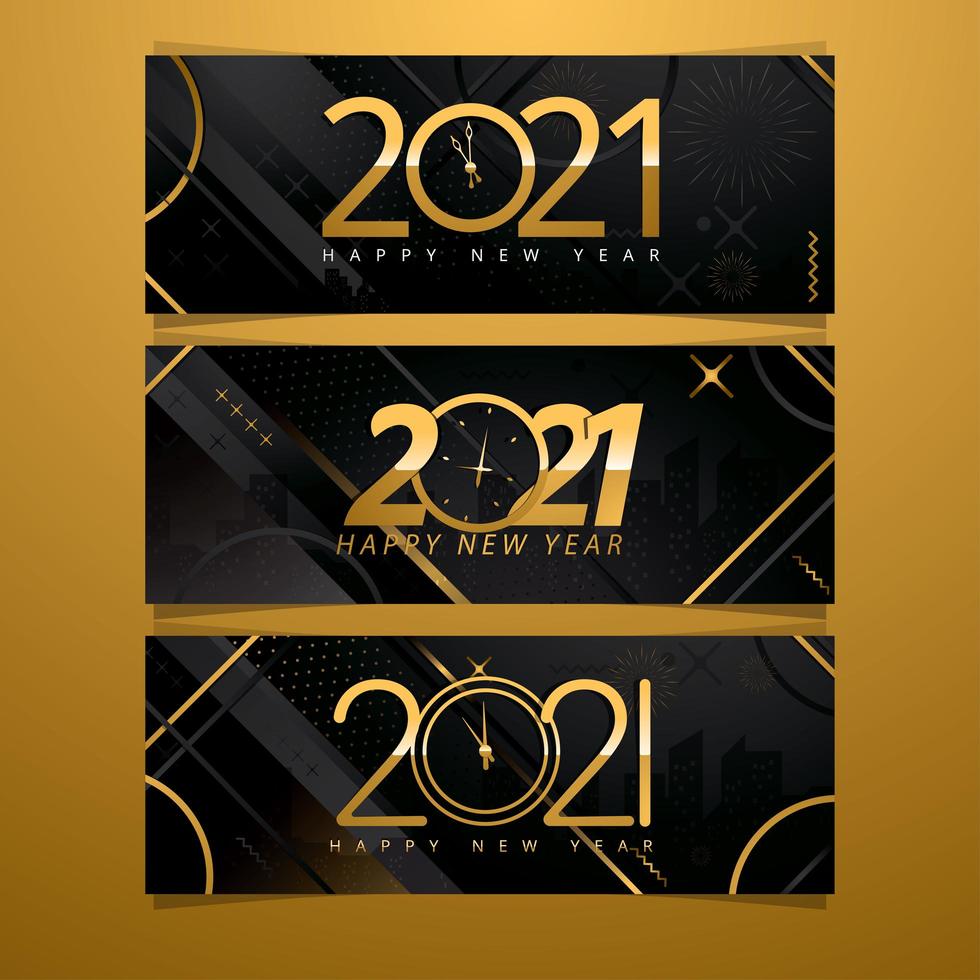 banner de cuenta regresiva de año nuevo vector