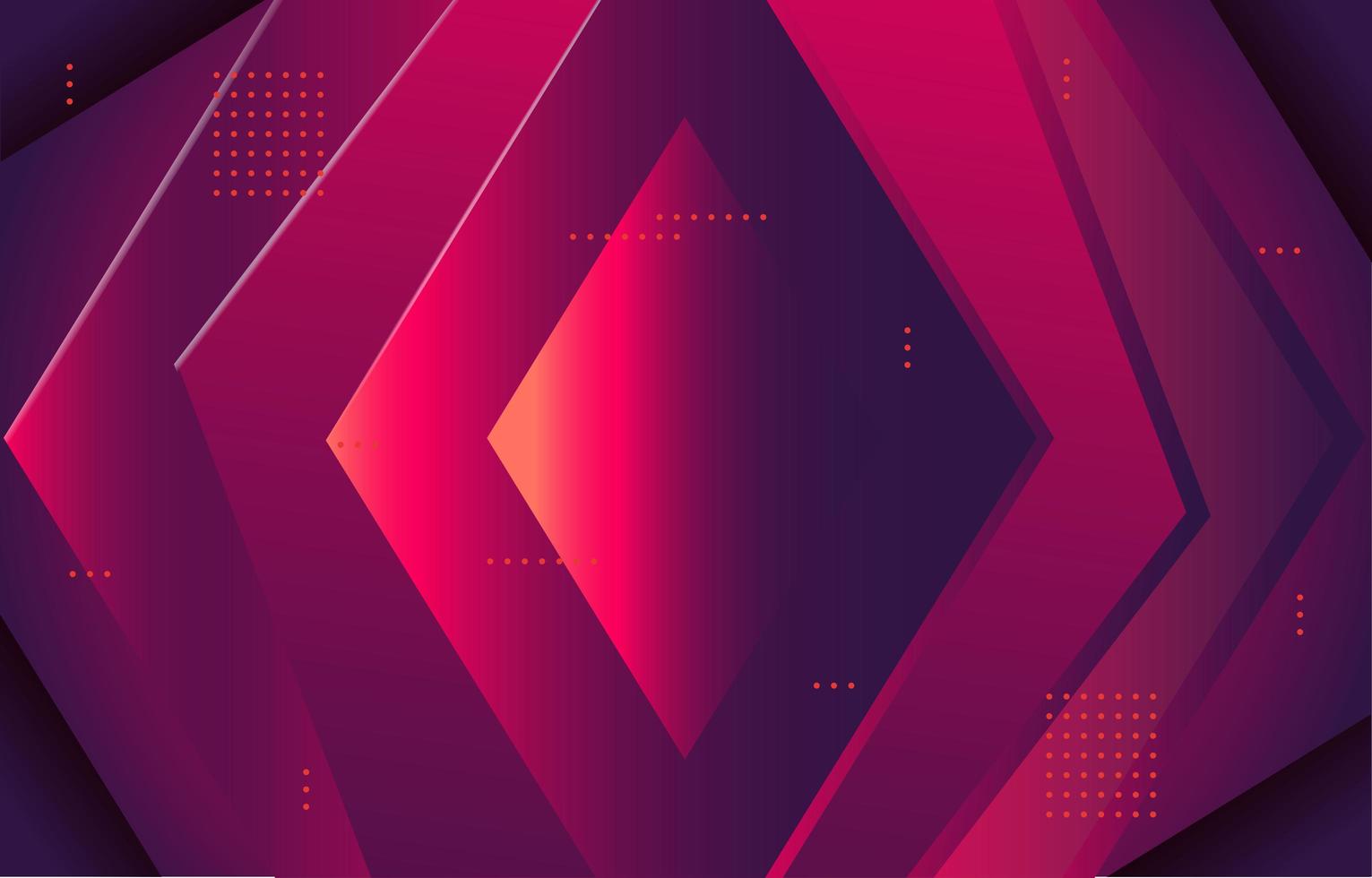 Diamond Technology Red Abstract Background vector