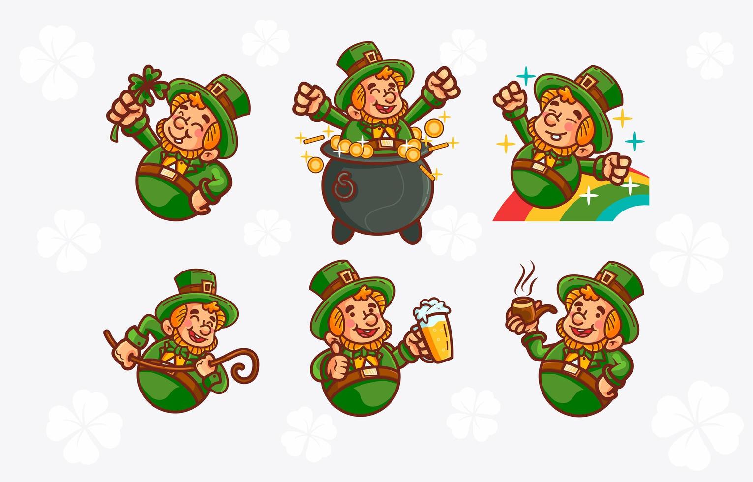 Humble Leprechaun Clover vector