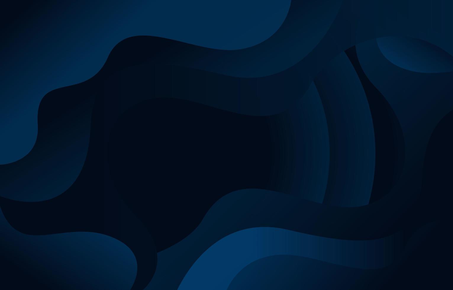 Dark Blue Cave Abstract Background vector