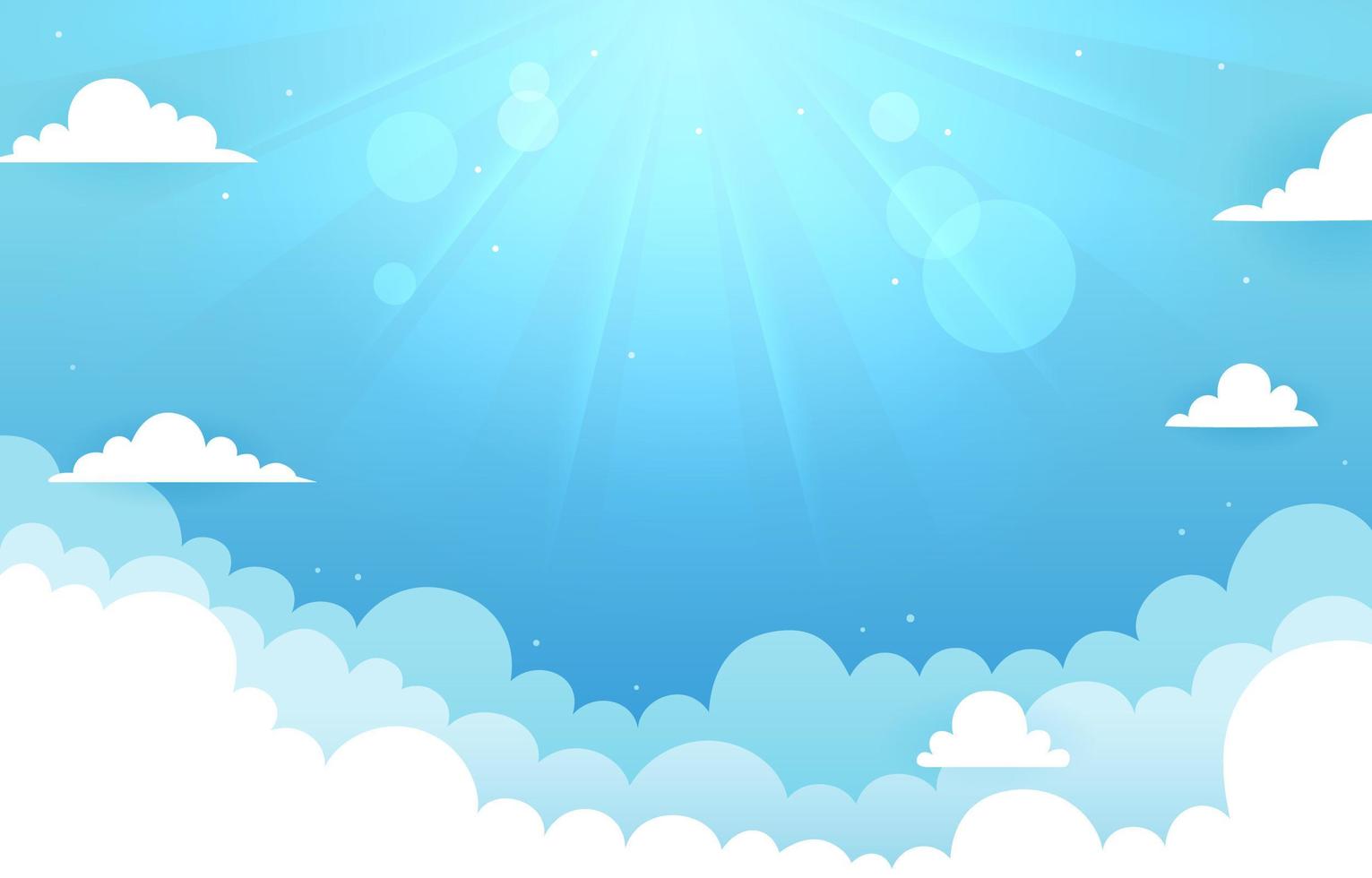Clear Blue Sky Background vector