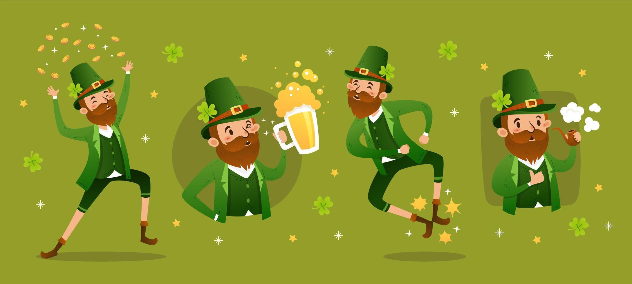 Leprechaun St. Patrick's Character vector