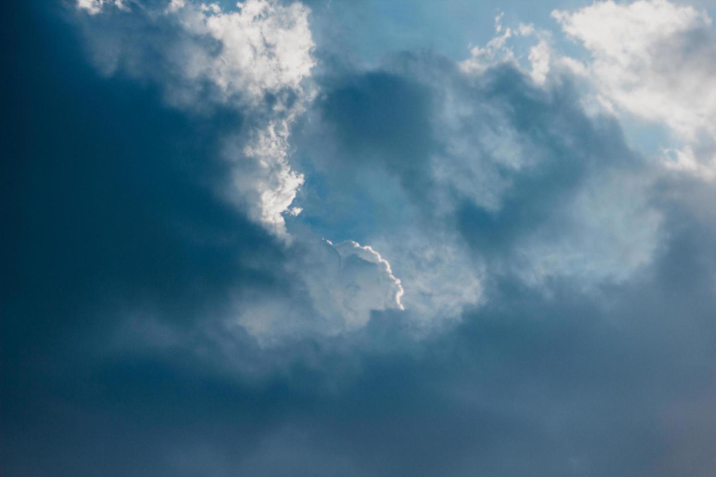 Clouds and sunlight photo