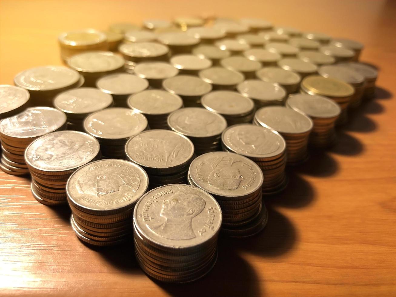 Stack of coins photo