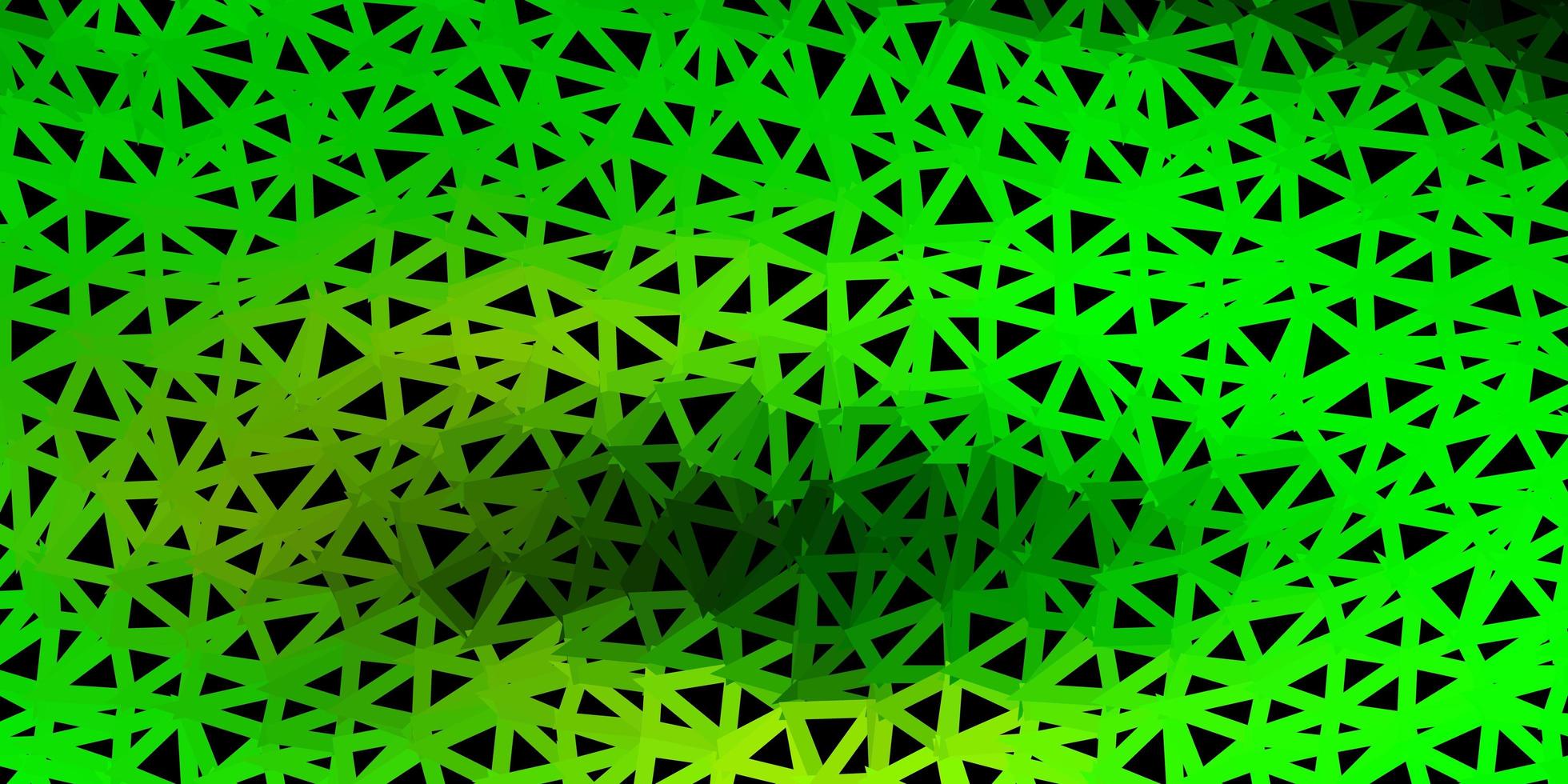 Light green, yellow vector polygonal pattern.