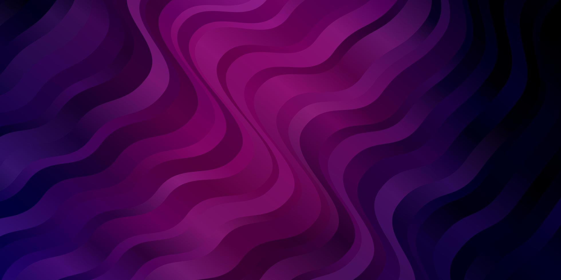 Dark Purple, Pink vector template with wry lines.