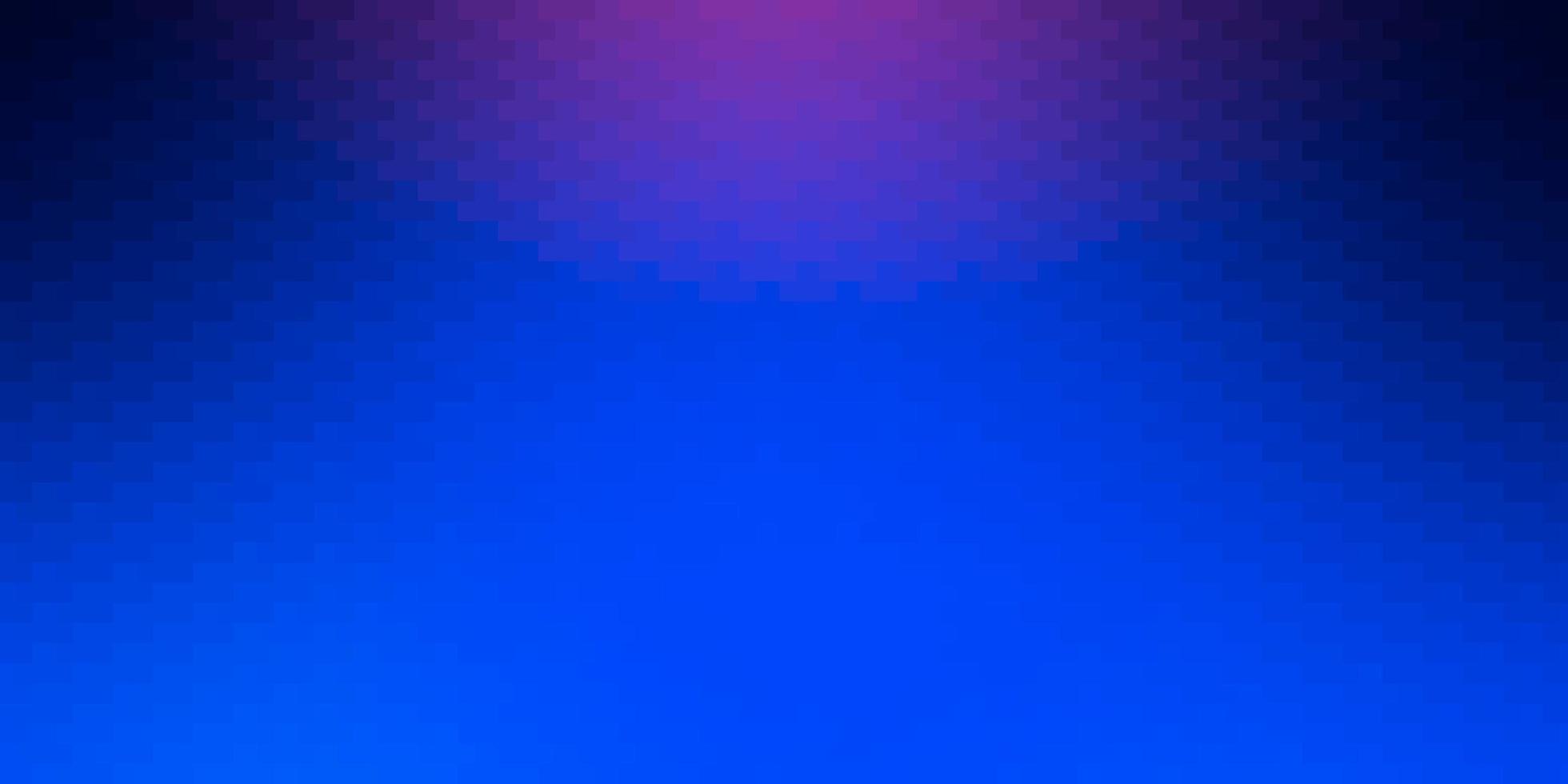 textura de vector de color rosa oscuro, azul en estilo rectangular.