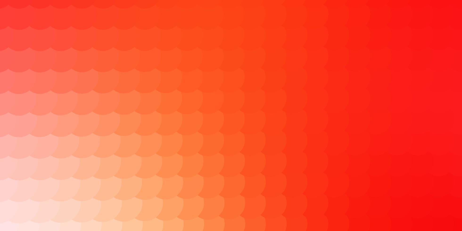 Light Red, Yellow vector template with circles