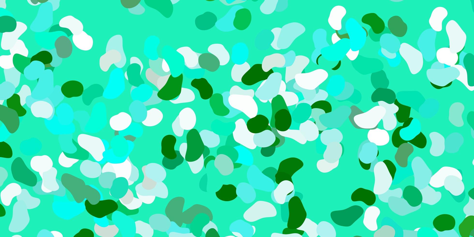 Light green vector template with abstract forms.