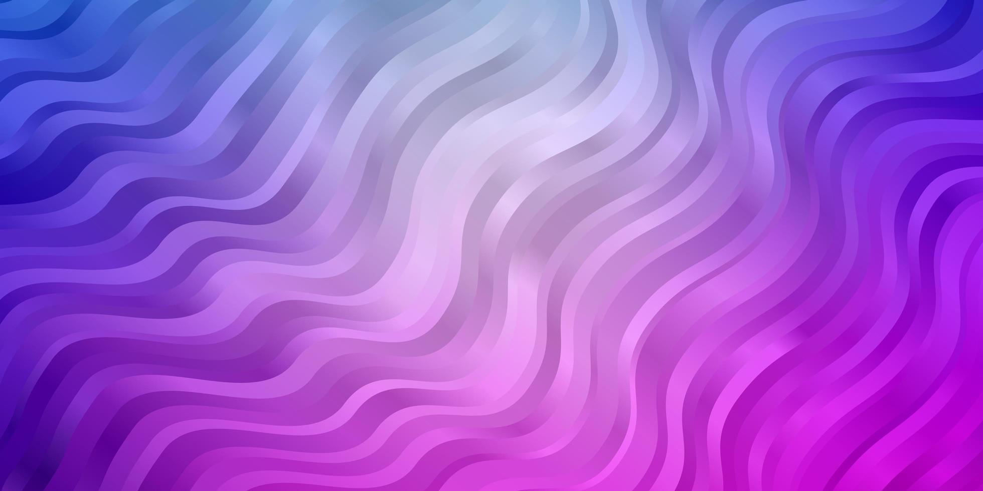 Light Pink, Blue vector background with wry lines.