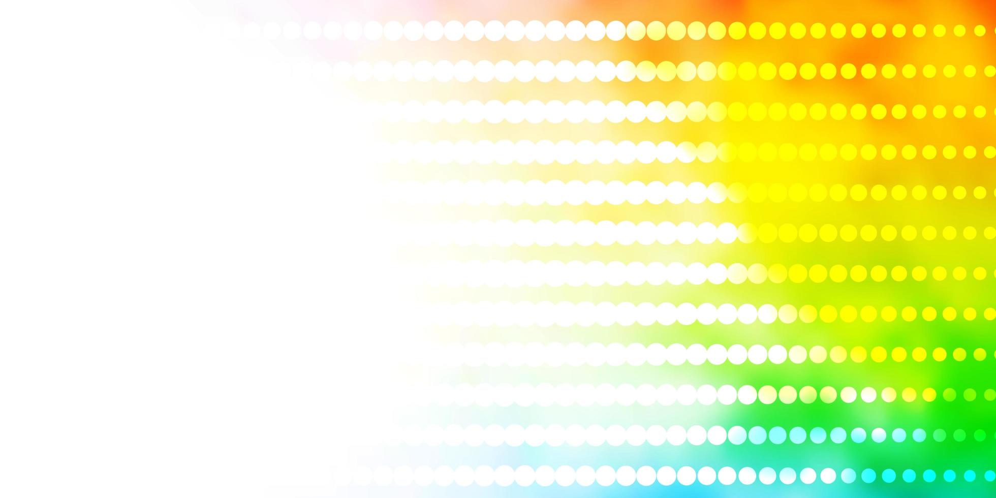 Light Multicolor vector texture with circles.