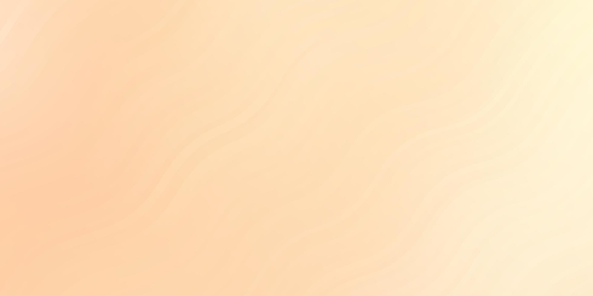 Light Orange vector background with bent lines.