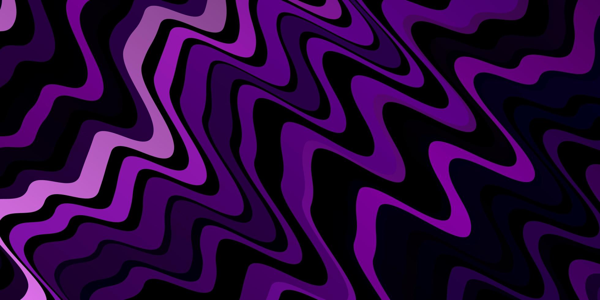 plantilla de vector púrpura oscuro con líneas.