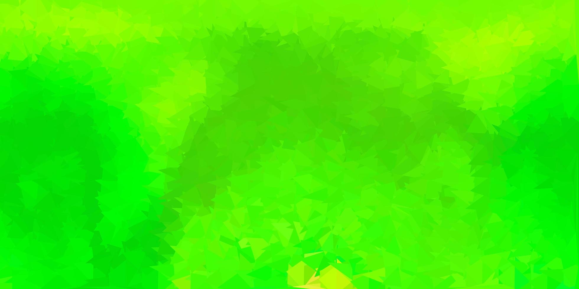 Fondo de triángulo abstracto vector verde oscuro.