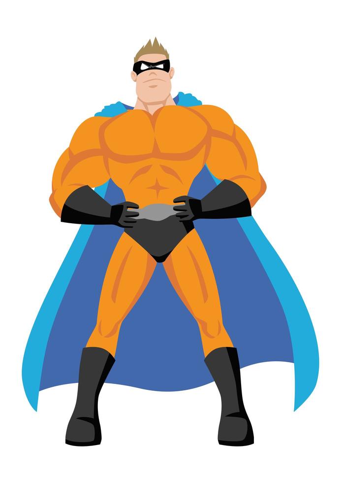 Superhero Gallant Pose vector