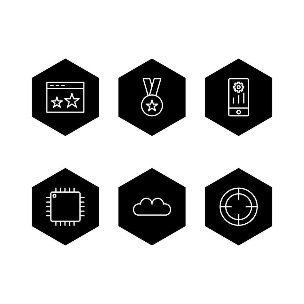 Icon Set Of Search Engine Optimization For Personal And Commercial Use... vector