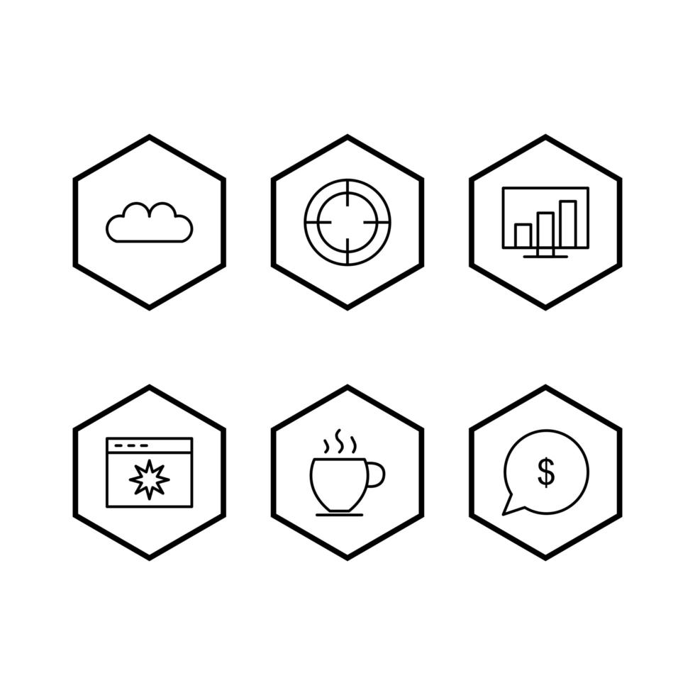 Icon Set Of Search Engine Optimization For Personal And Commercial Use... vector