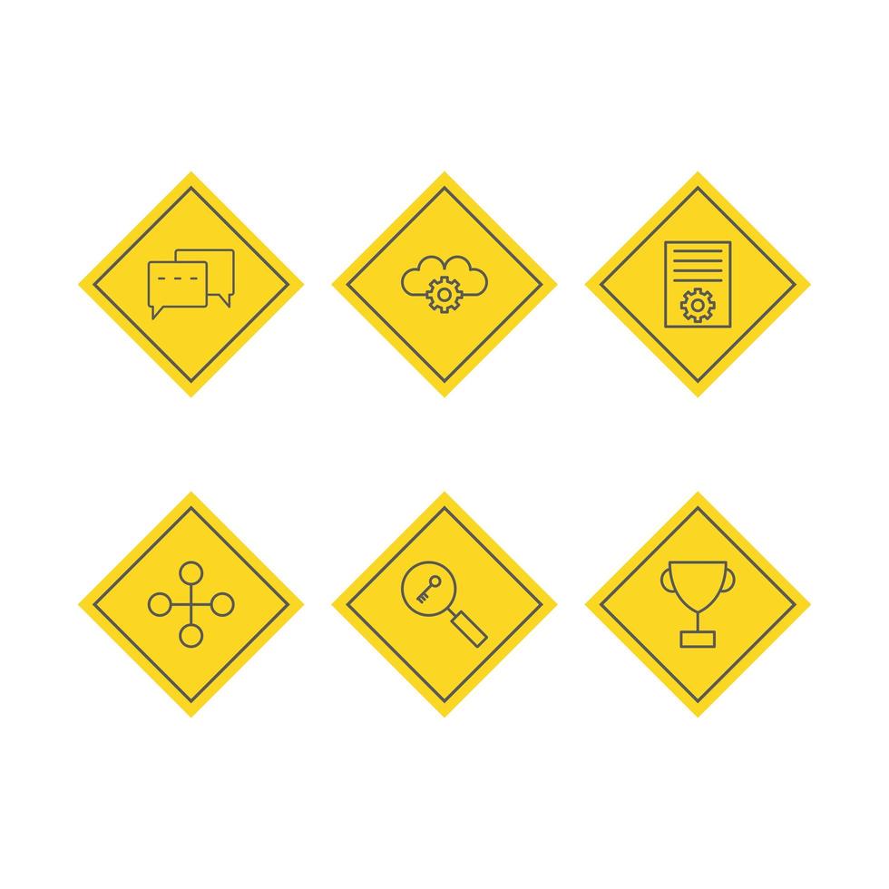 Icon Set Of Search Engine Optimization For Personal And Commercial Use... vector