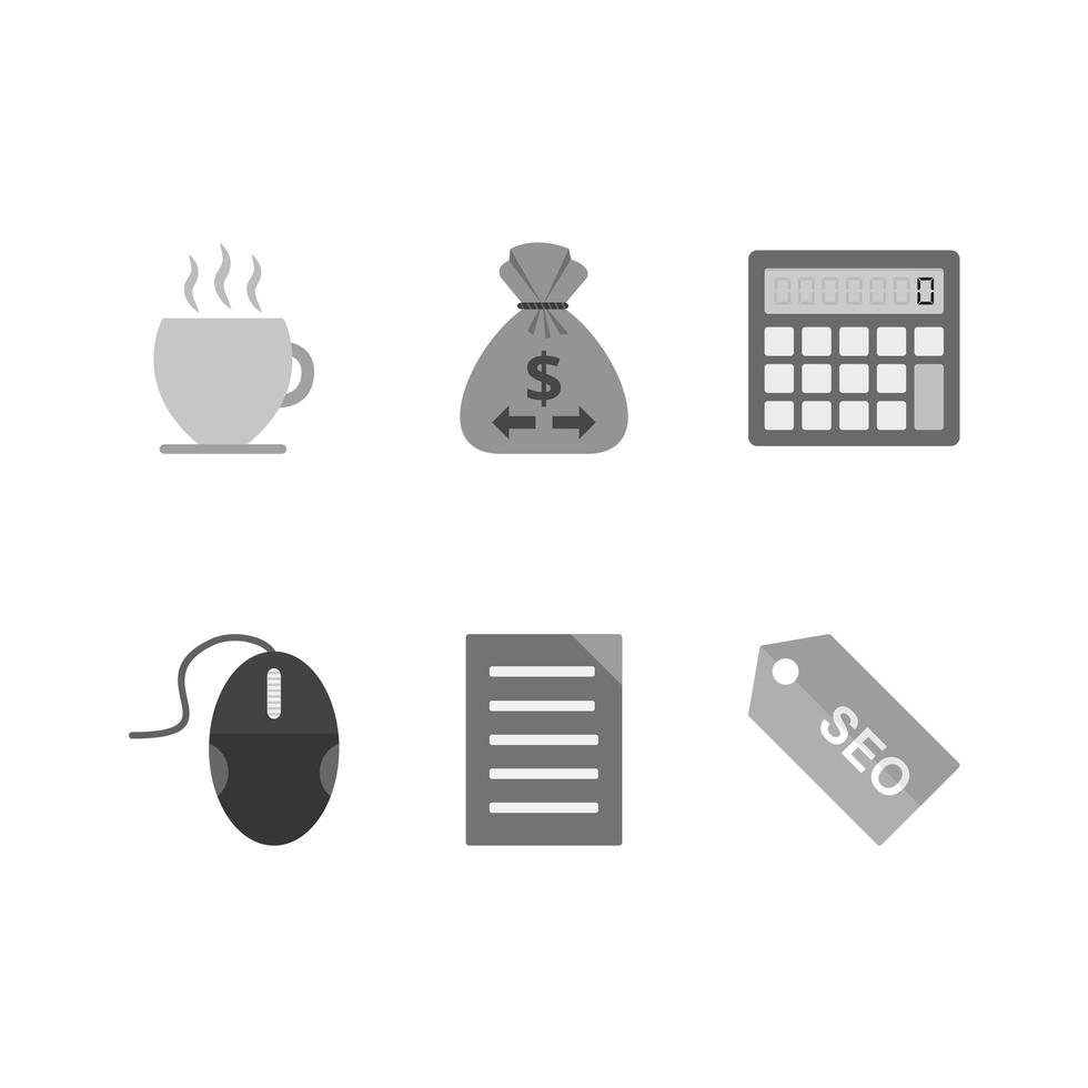 Icon Set Of Search Engine Optimization For Personal And Commercial Use... vector