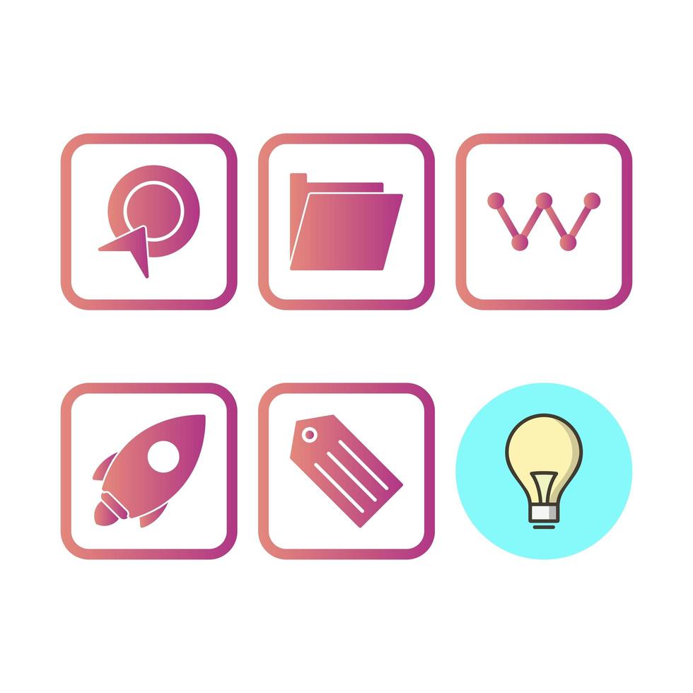 Icon Set Of Search Engine Optimization For Personal And Commercial Use... vector