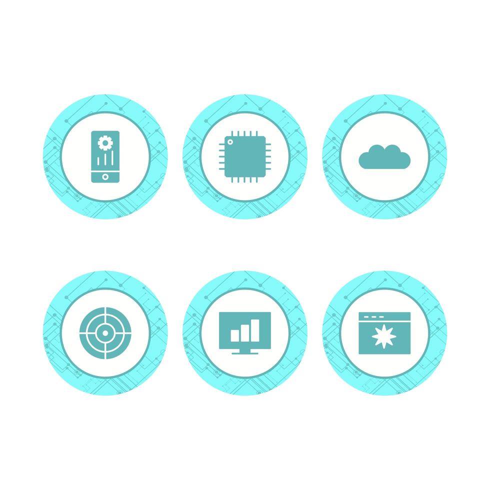 Icon Set Of Search Engine Optimization For Personal And Commercial Use... vector