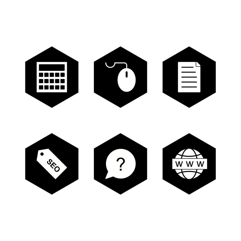 Icon Set Of Search Engine Optimization For Personal And Commercial Use... vector