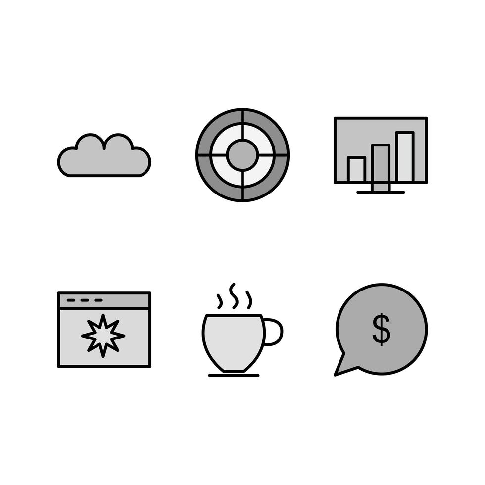 Icon Set Of Search Engine Optimization For Personal And Commercial Use... vector