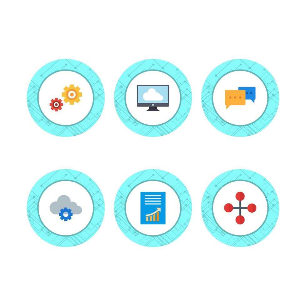 Icon Set Of Search Engine Optimization For Personal And Commercial Use... vector