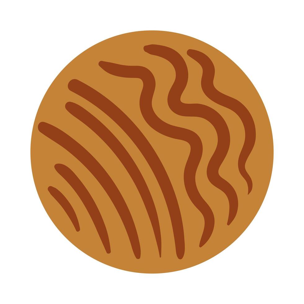 waves boho hand draw style vector