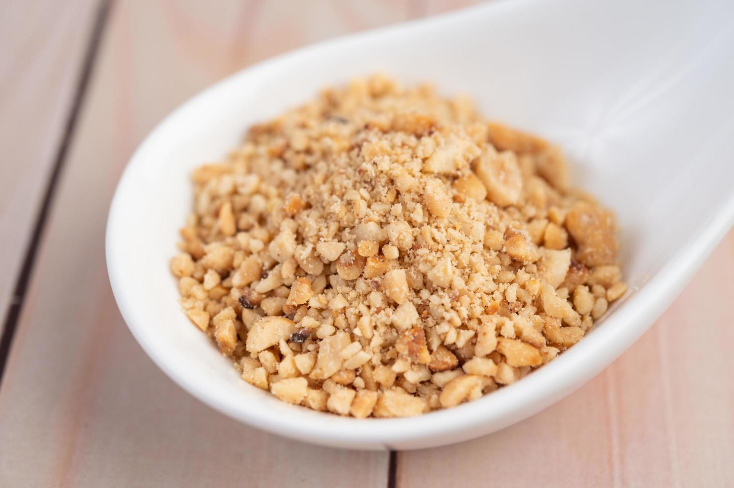 Palm sugar chopped in a cup photo