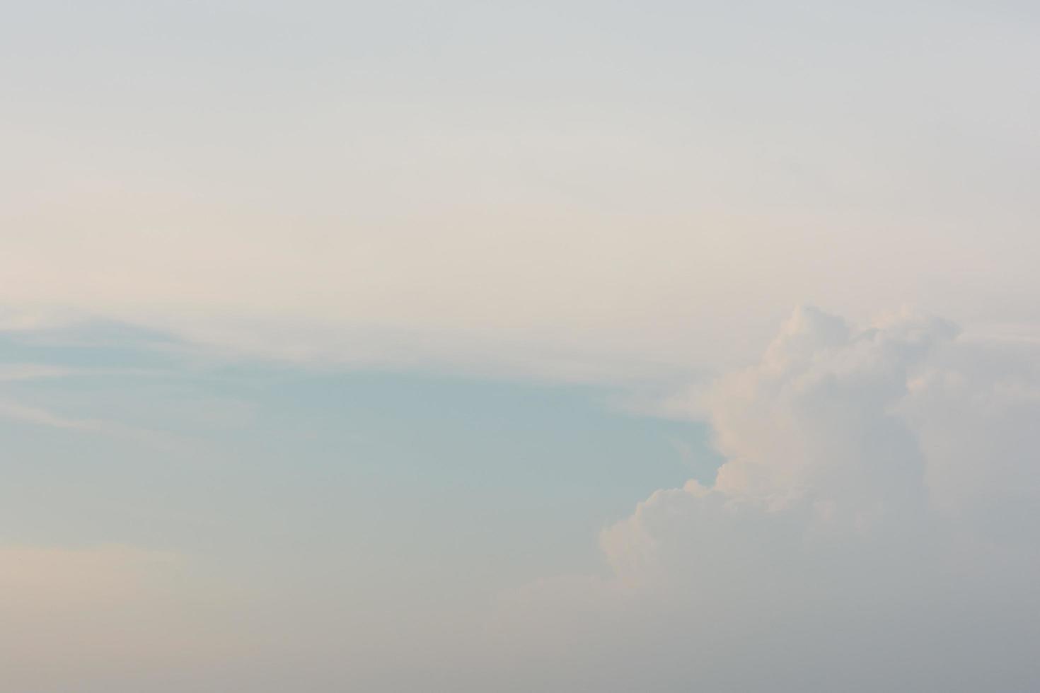 Blue sky with clouds photo