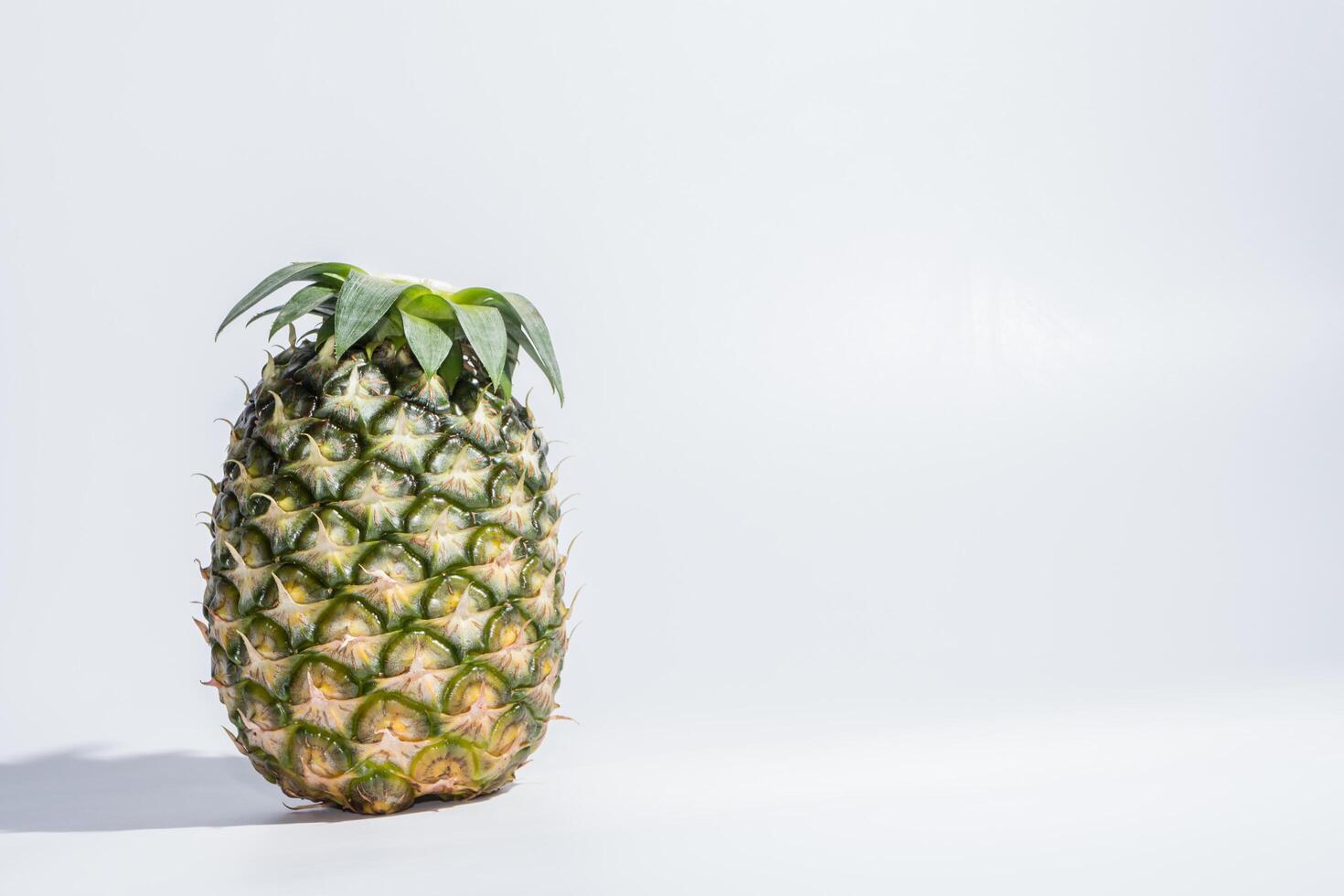 Pineapple on white background photo