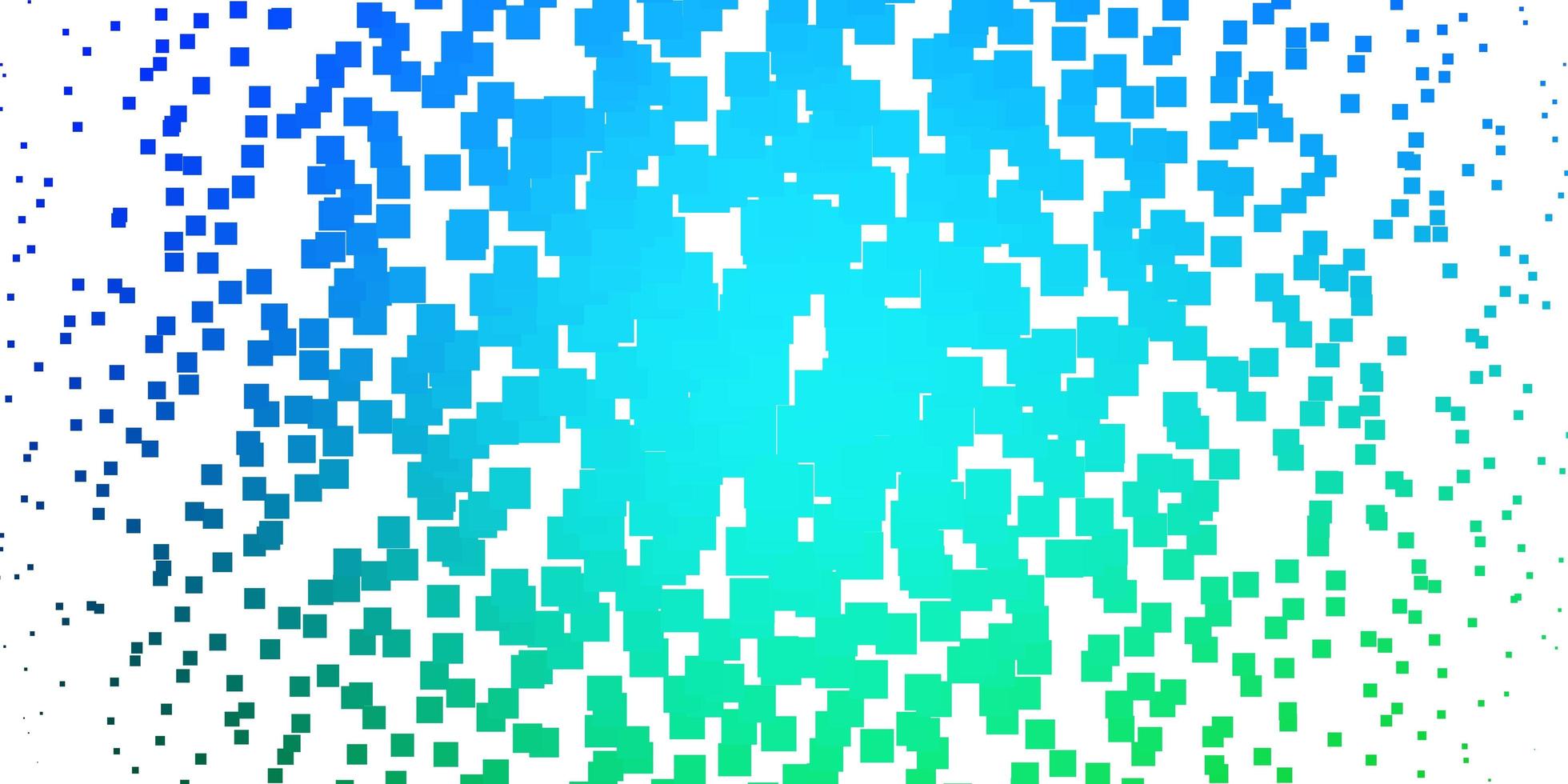 Light Blue, Green vector background with rectangles