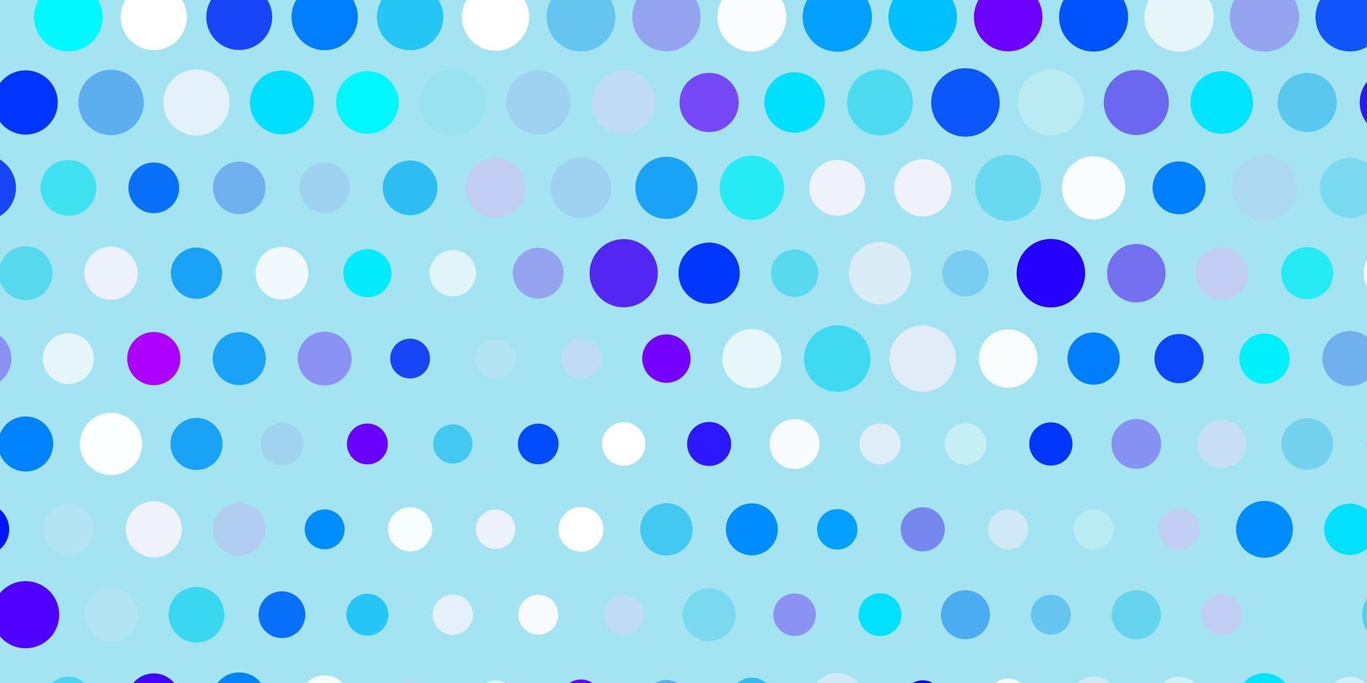 Light pink, blue vector background with bubbles.