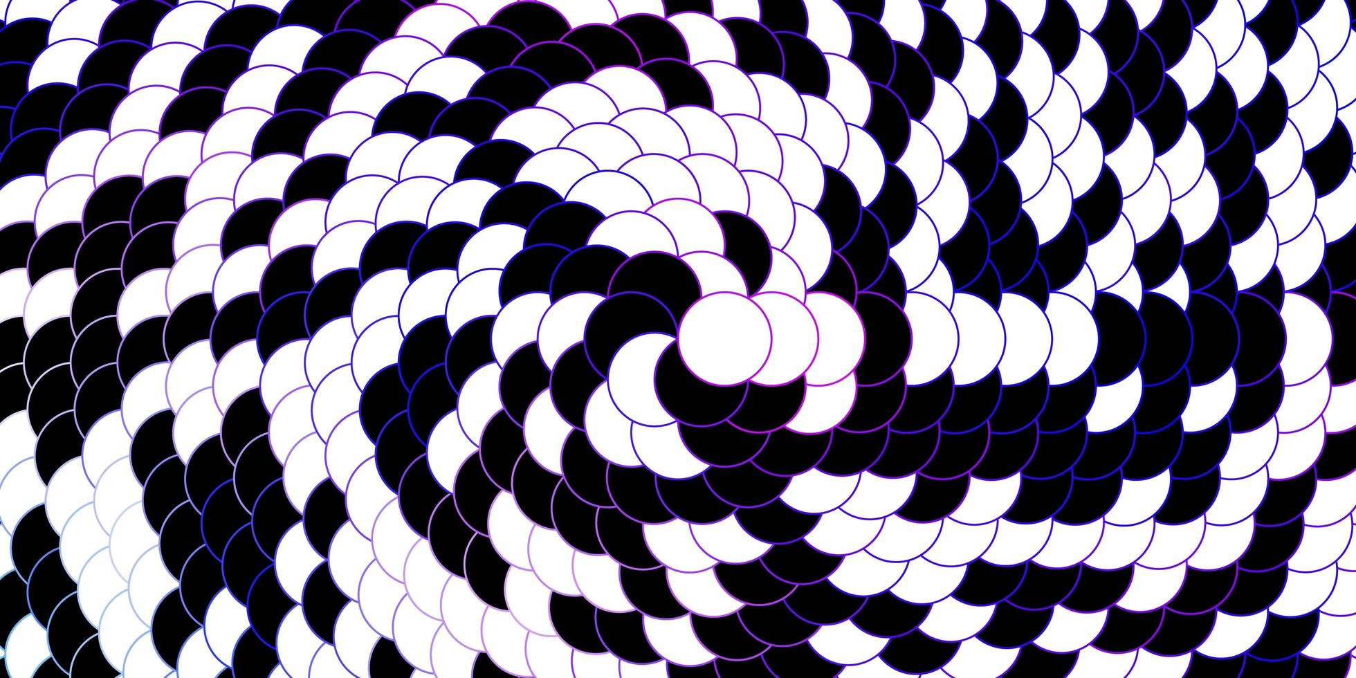 diseño de vector de color rosa oscuro, azul con círculos.